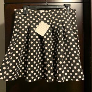 NWT Polka dot skirt